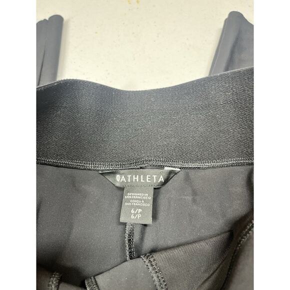 Athleta Black Stellar Tight Casual Everyday Pant Legging Womens Size 6P - Picture 2 of 7